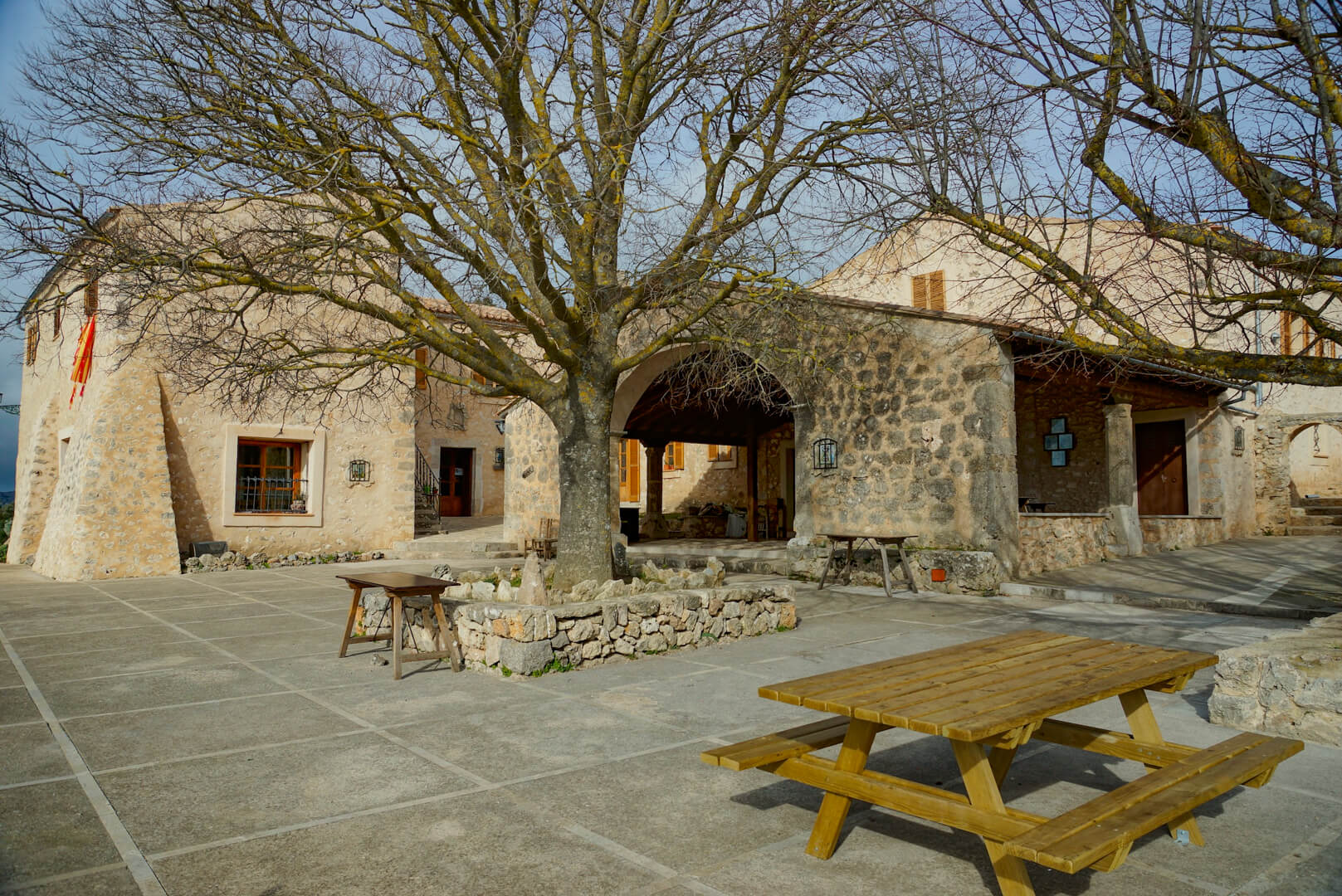 Bar auf dem Castell Alaro