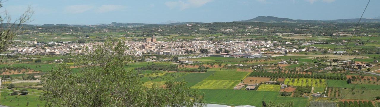 blick nach porreres Pla de Mallorca